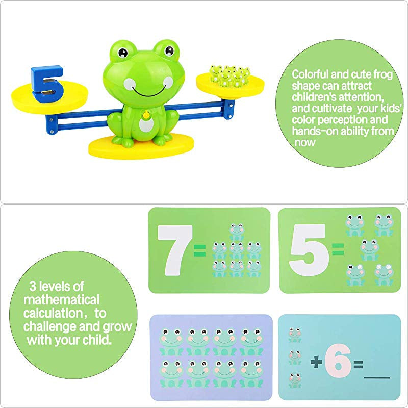 Libra Frog Intelligent Game Balancing and Mathematical Balance Scale game E005