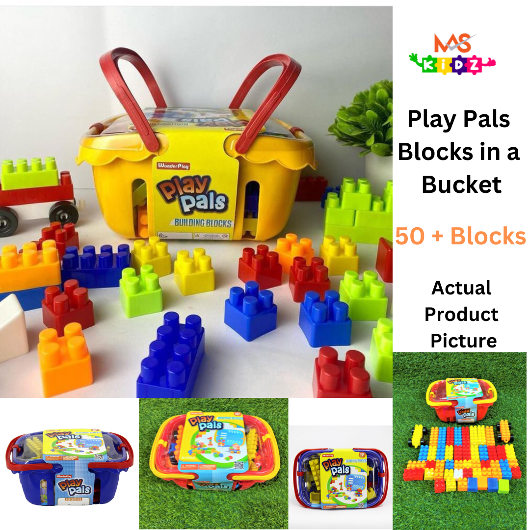 Play Pals Blocks in a Bucket