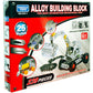 Alloy Building Block 25 Models 239 Pieces Metal Model No 592-1