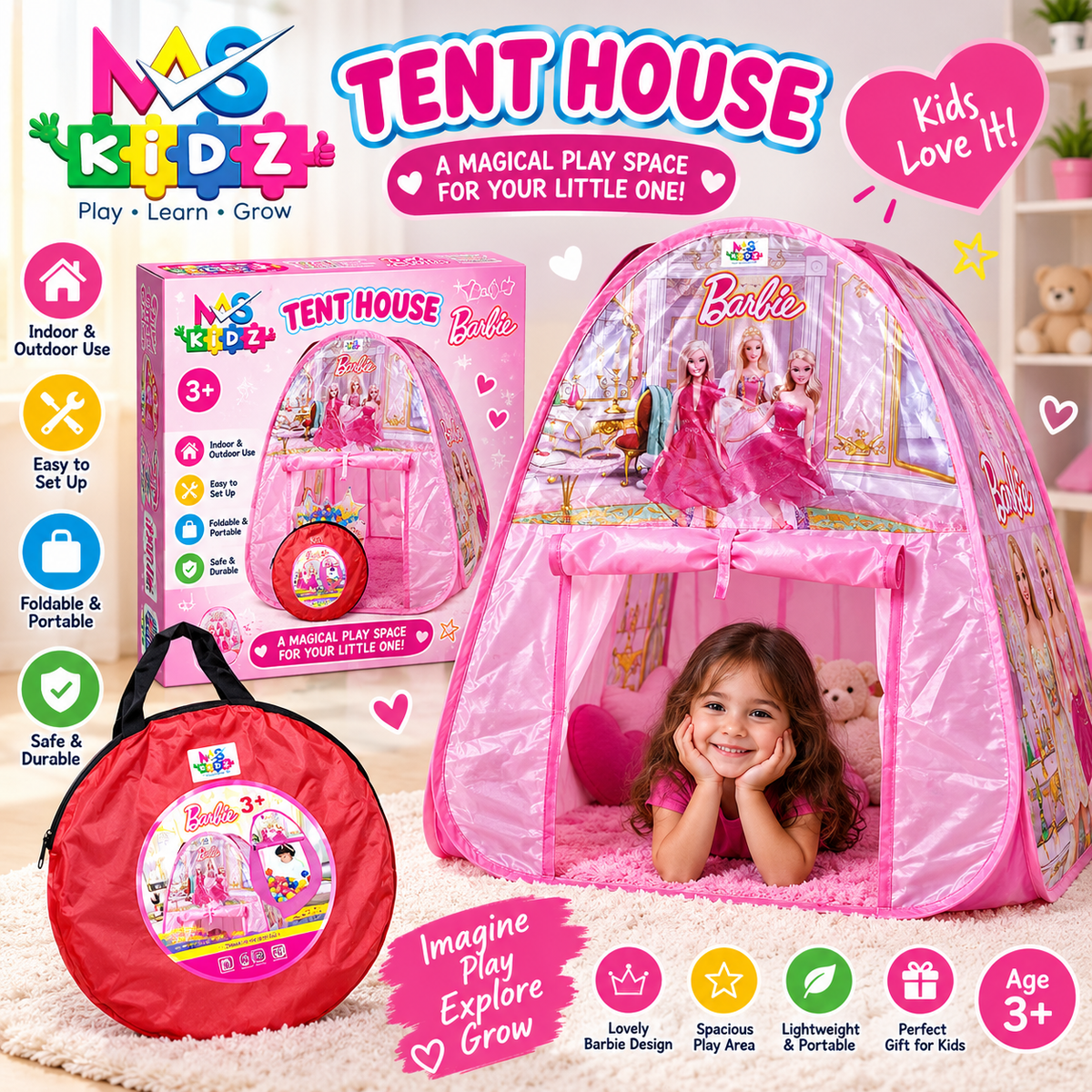 Barbie Tent House Pop Up LF-502 Imported