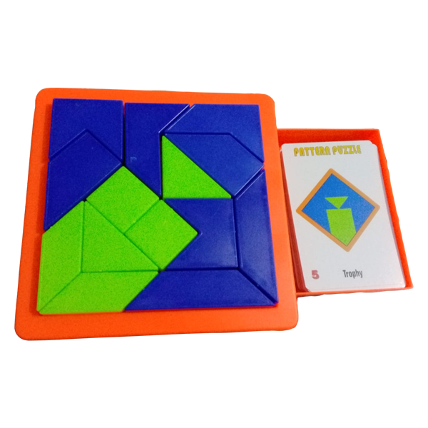 Creative Pattern Plastic Tangram Puzzle