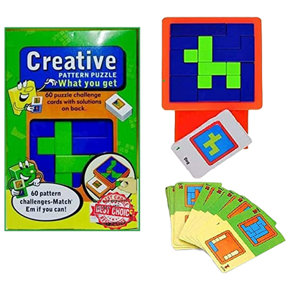 Creative Pattern Plastic Tangram Puzzle