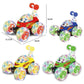 Remote Control Stunt Car 360° Rotating LED Light & Music Rechargeable RC Car for Kids