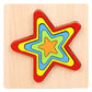 10 Colorful Geometrical Shape Wooden Puzzle Toy