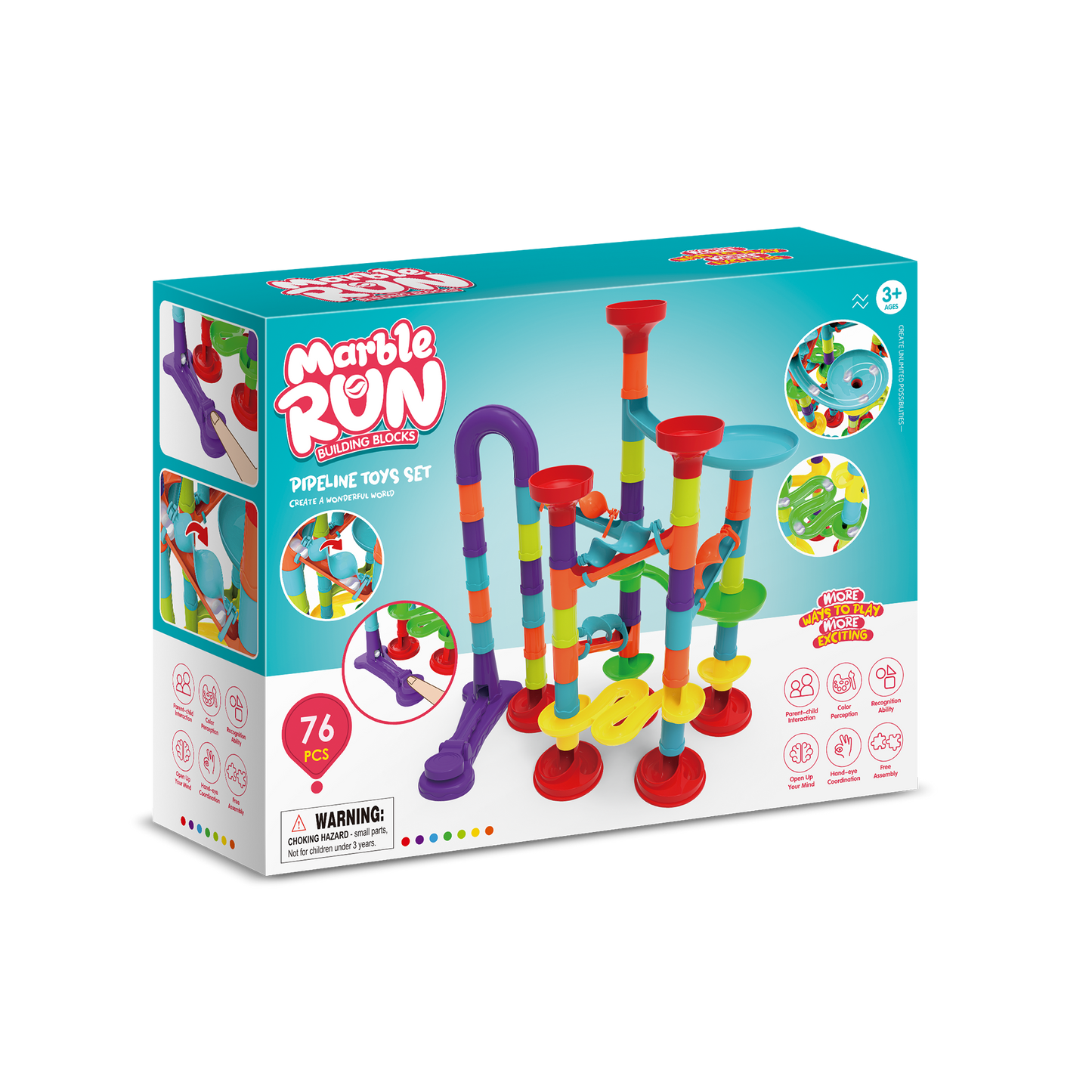Marble Run 76pcs 8805 MAS KIDZ