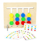 Four Color Logic Game Fruits Wooden