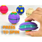 Spinning Flat Ball 3D Spinning Fidget Ball Toy MAS KIDZ