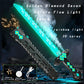 Golden Diamond Seven Colors Flow Light Sword