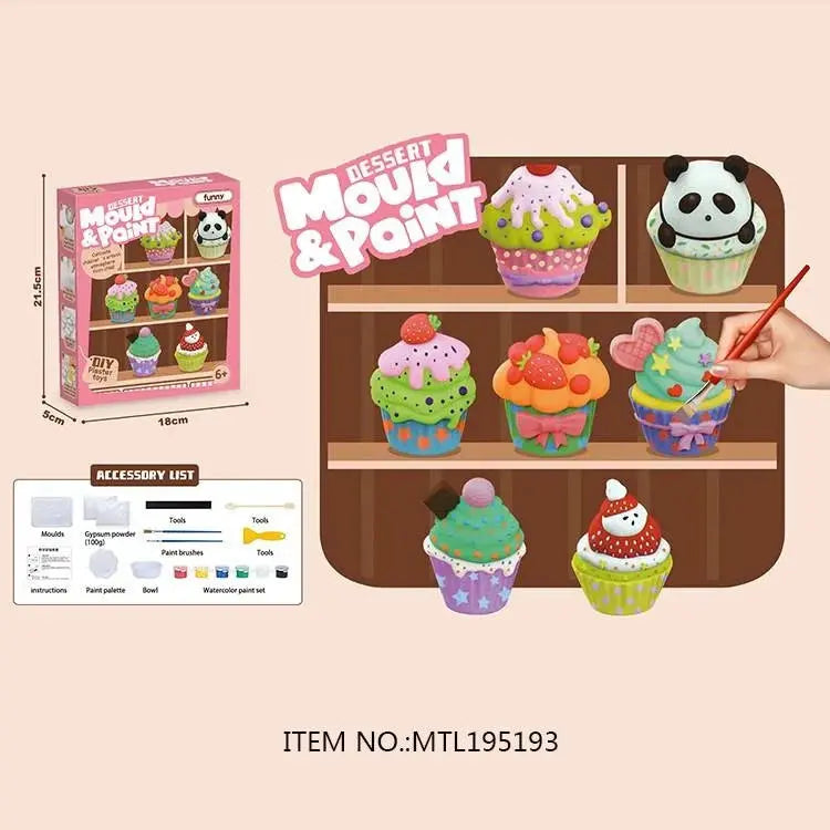 Mould & Paint Cupcake No 8533 Maskidz