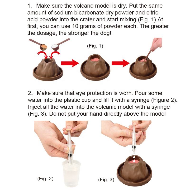 Volcano and Snow Eruption 608-136 MAS KIDZ