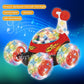 Remote Control Stunt Car 360° Rotating LED Light & Music Rechargeable RC Car for Kids