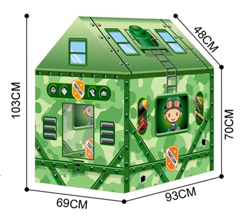 Military House Tent Playhouse