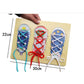 Shoe Lacing wooden puzzle Board