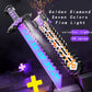 Golden Diamond Seven Colors Flow Light Sword