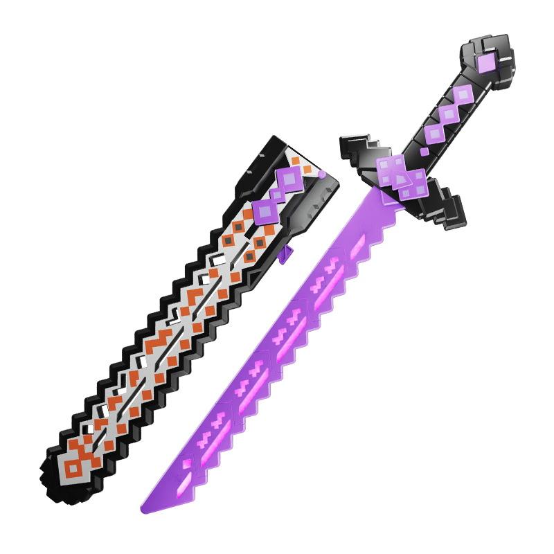 Golden Diamond Seven Colors Flow Light Sword