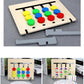 Four Color Logic Game Fruits Wooden