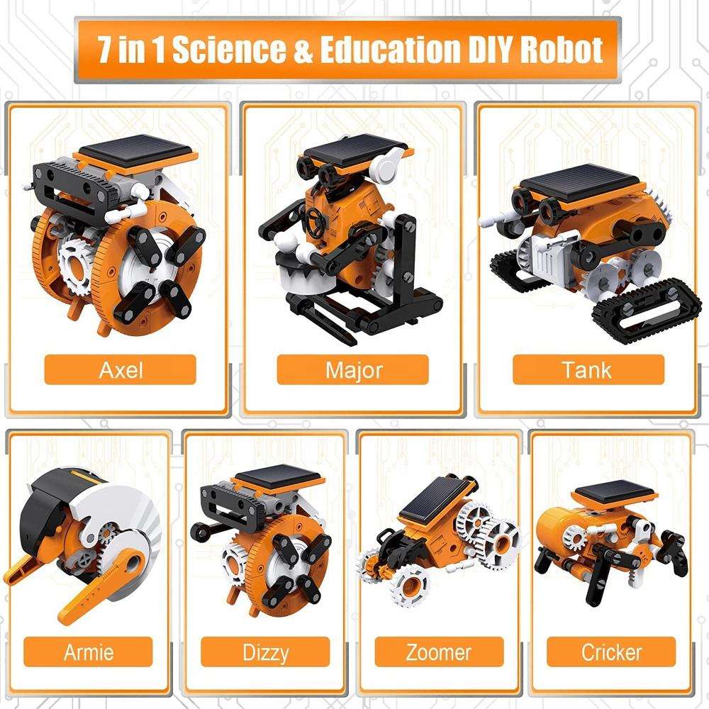 7 in 1 Solar Robot Kit STEM Toy for kids No 9501