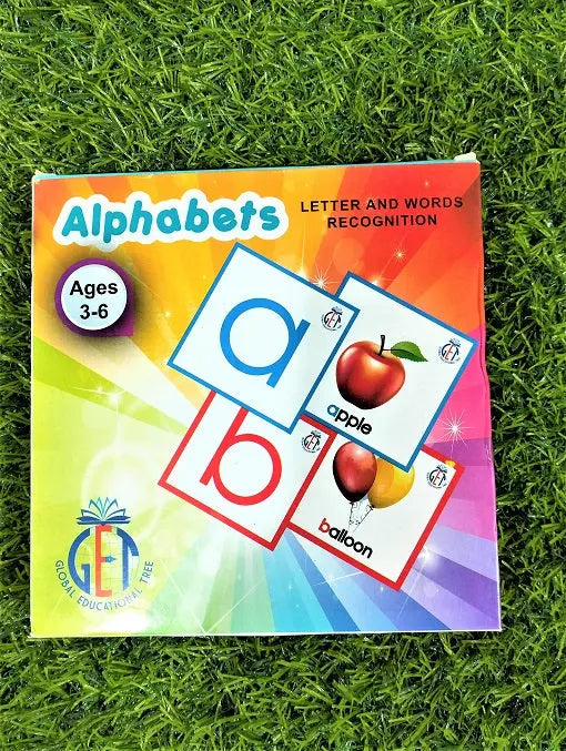 Flash Card Alphabet Letter and Words Recognition Maskidz