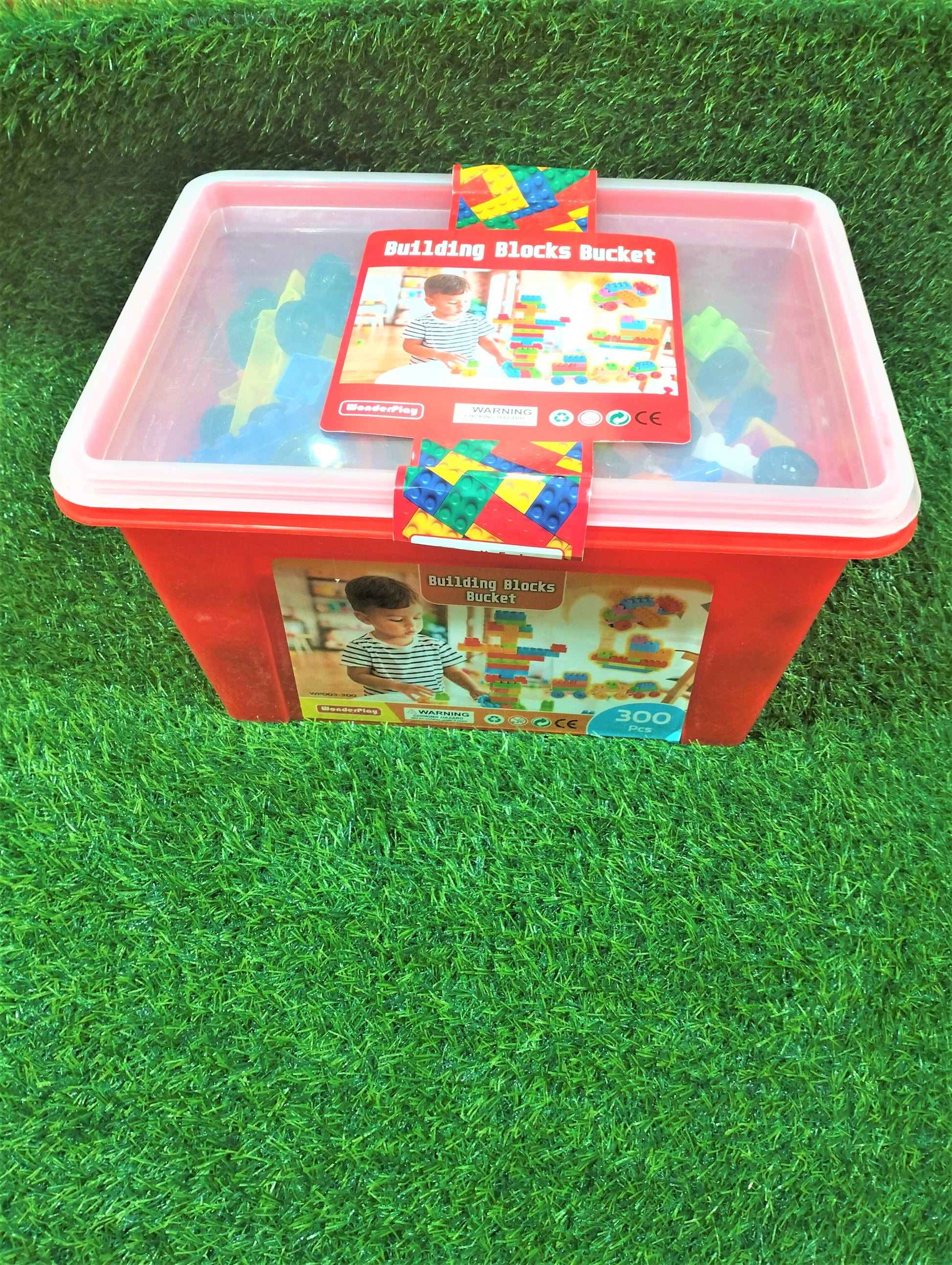 Building Blocks in Bucket 300 pieces MAS KIDZ