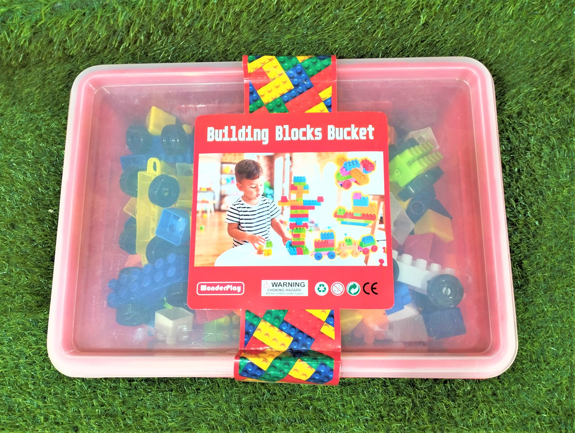 Building Blocks in Bucket 300 pieces MAS KIDZ