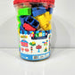 Building Blocks In a Bucket  65 Pieces