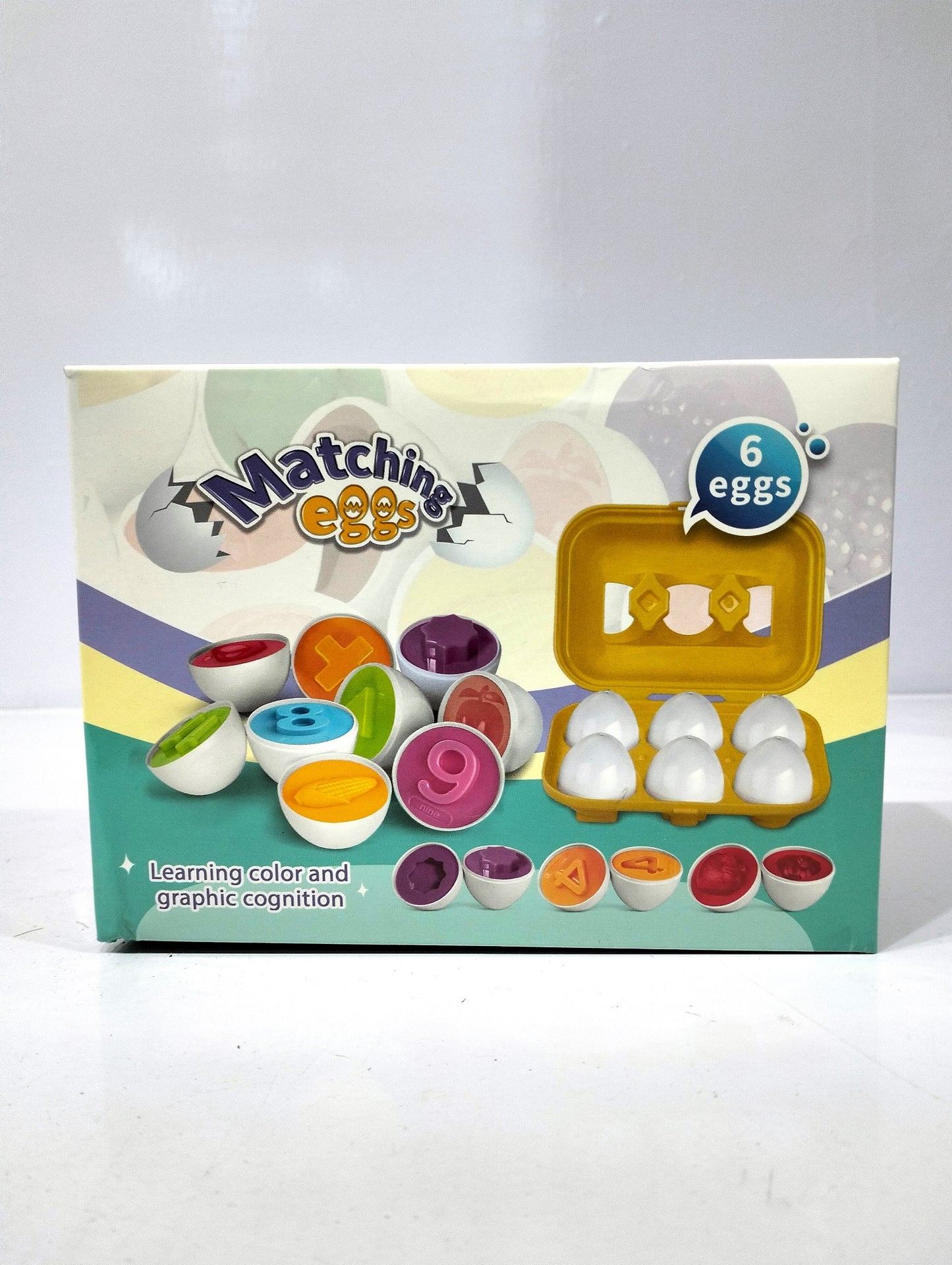 Matching Eggs 06 pieces Fruit Shape DF14