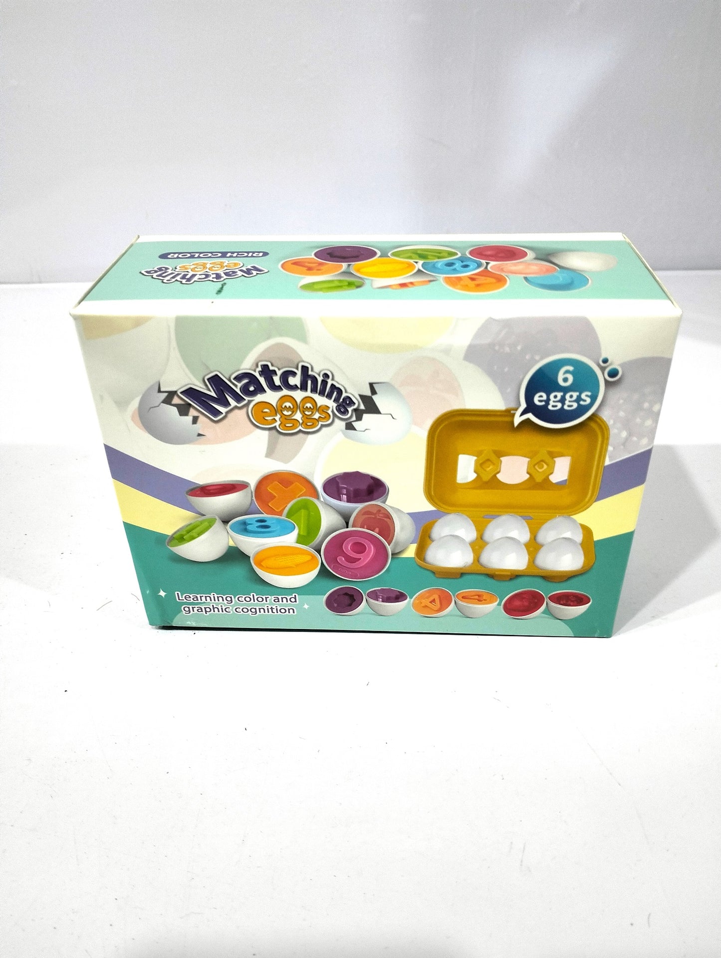 Matching Eggs 06 pieces Fruit Shape DF14