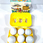 Matching Eggs 06 pieces Fruit Shape DF14