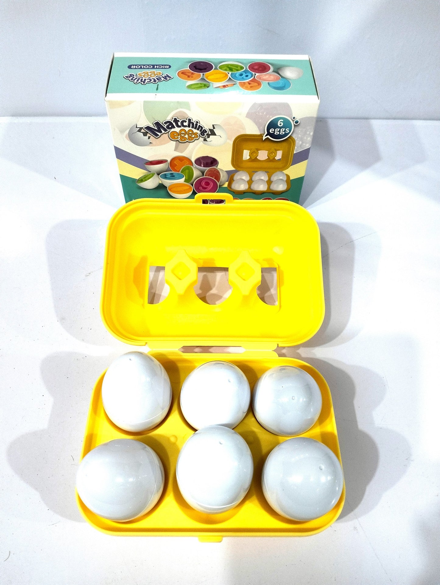 Matching Eggs 06 pieces Fruit Shape DF14