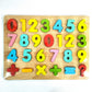 Wooden 3D Number 0-9 0-9 and +- etc imported