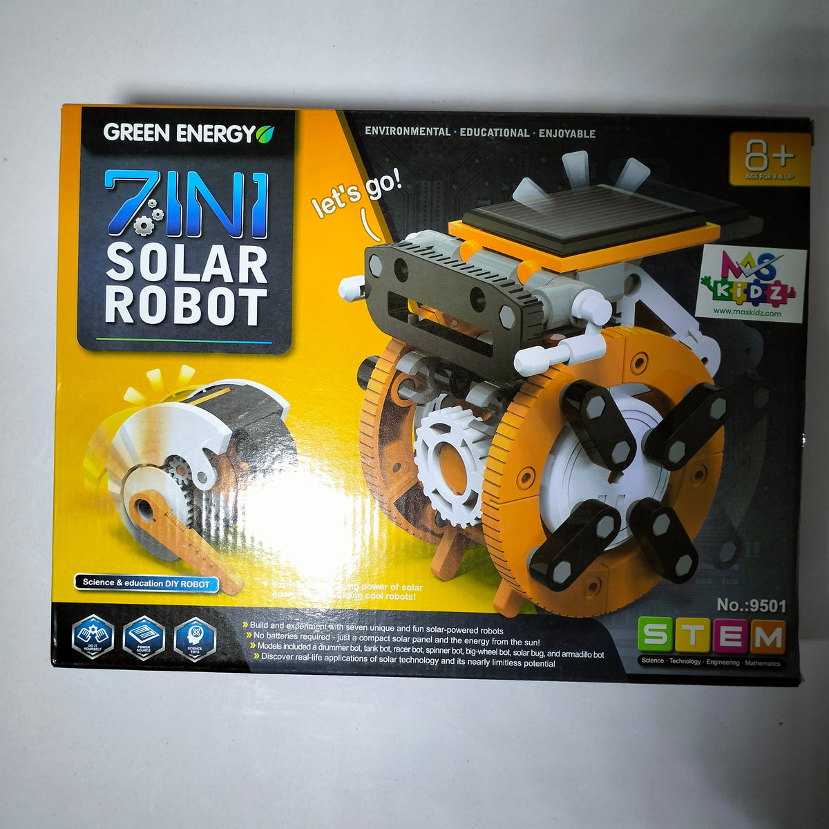 7 in 1 Solar Robot Kit STEM Toy for kids No 9501