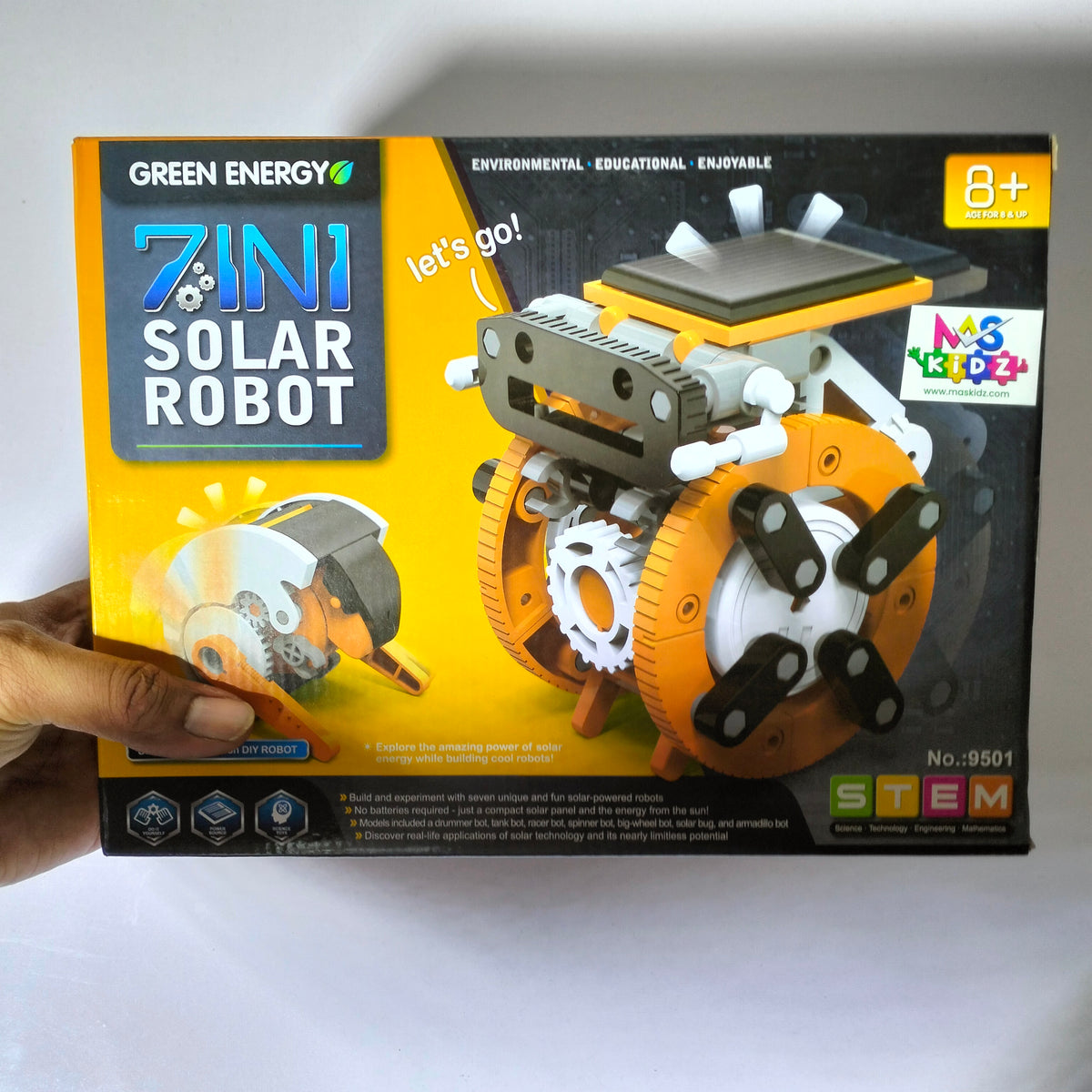 7 in 1 Solar Robot Kit STEM Toy for kids No 9501