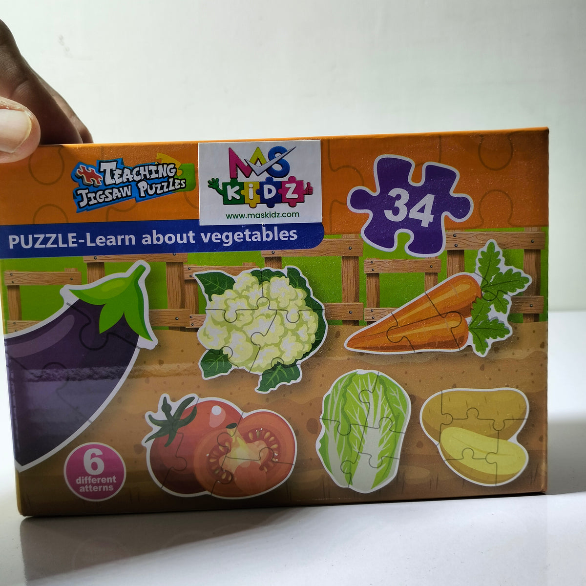 Teaching Jigsaw Puzzle Vegetable Puzzle 34 Pieces no 2092