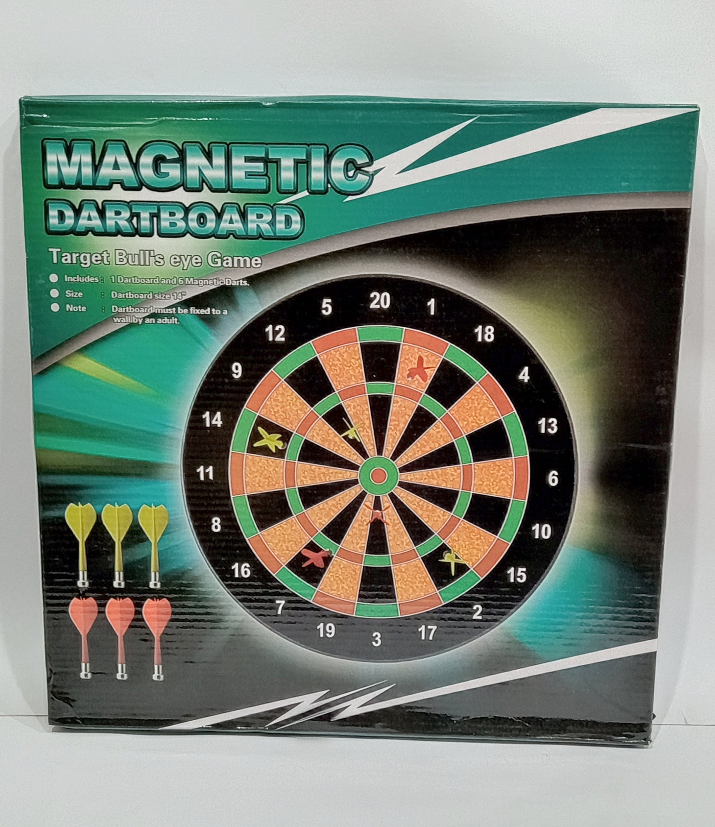 Magnetic Dartboard Size 14"