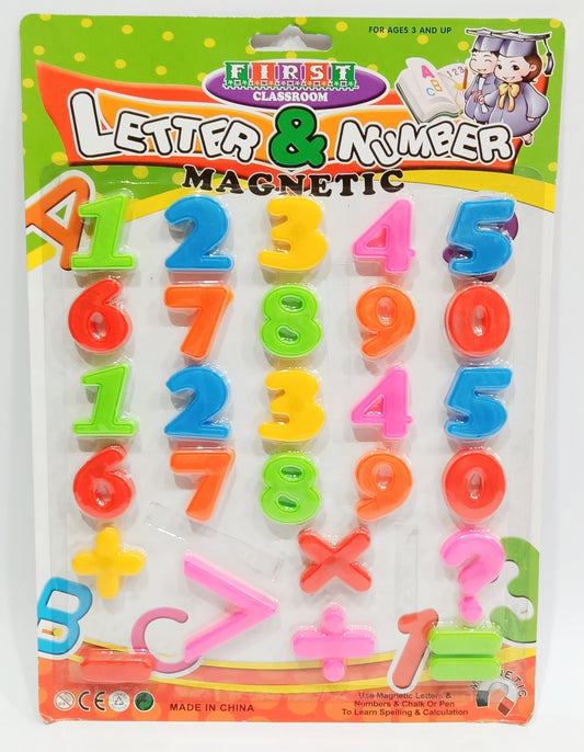 Magnetic Number 1 to 9 and Symbol