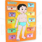 Body Parts Learning Toy with holding grip