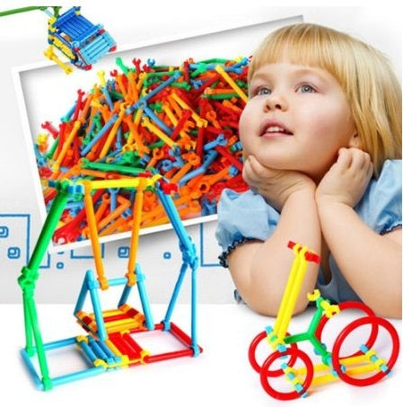 Smart Sticks Construction 300 Pieces Six Dimensional Toy Brick No QZ-04