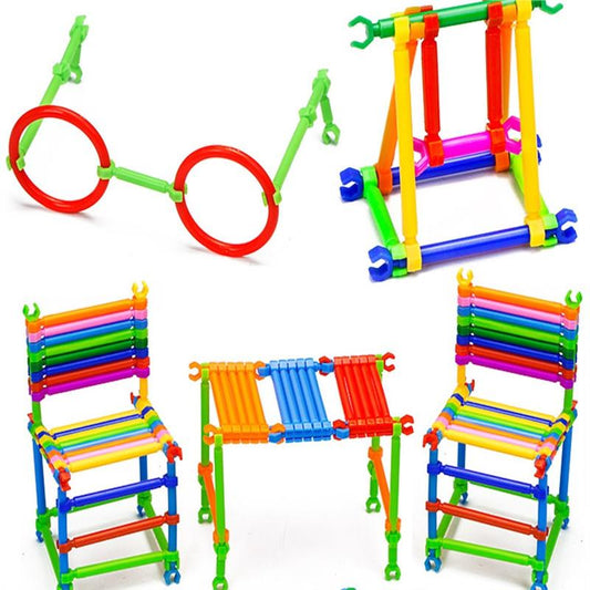 Smart Sticks Construction 300 Pieces Six Dimensional Toy Brick No QZ-04 maskidz-3dm