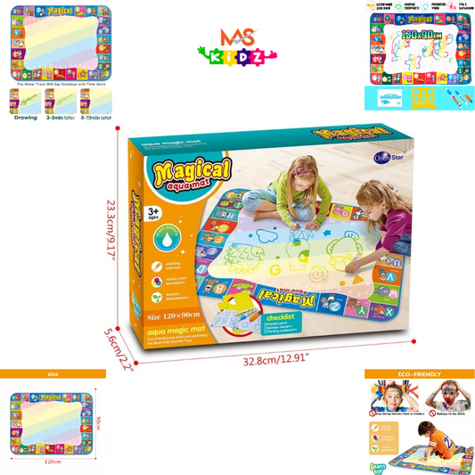 Magical Aqua Mat  Water Coloring mat maskidz-3dm