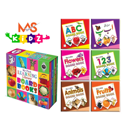 My First Learning Library Board Books(6 Books)