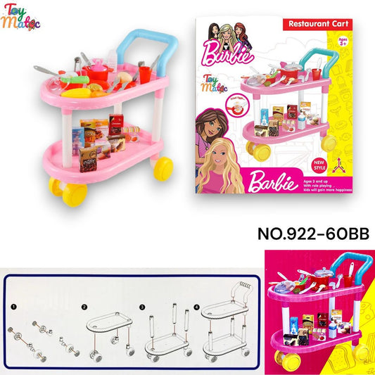 Barbie restaurant cart Trolley 922-60BB Toy Matic MAS KIDZ