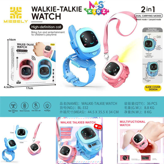 Kids Walkie Talkie Watch 2-in-1 | HD Calling & Flashlight BL-332