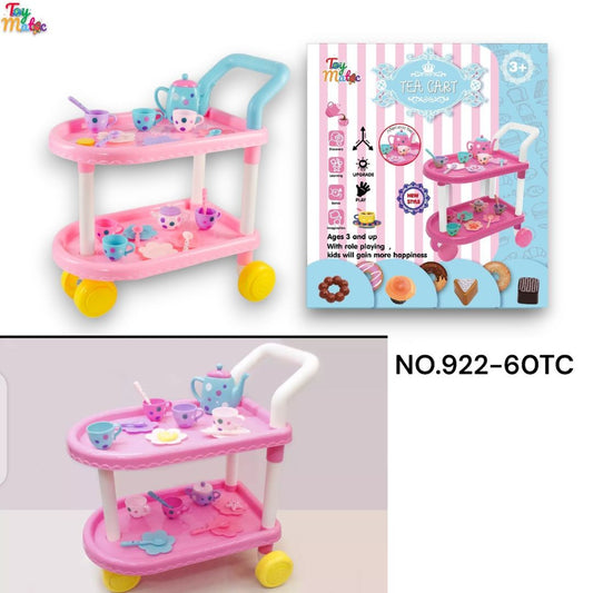 Tea Cart Trolley 922-60TC Toy Matic MAS KIDZ
