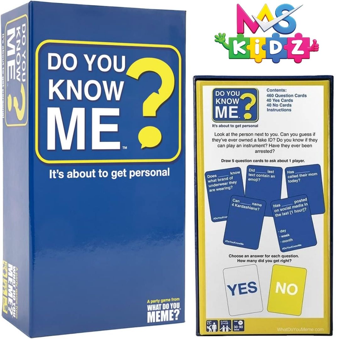 Do You Know Me? 0163-1 Card Game MAS KIDZ