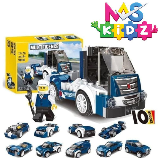 Decool Multificence 31016 Heavy Truck Lego 10 model in 1 maskidz-3dm