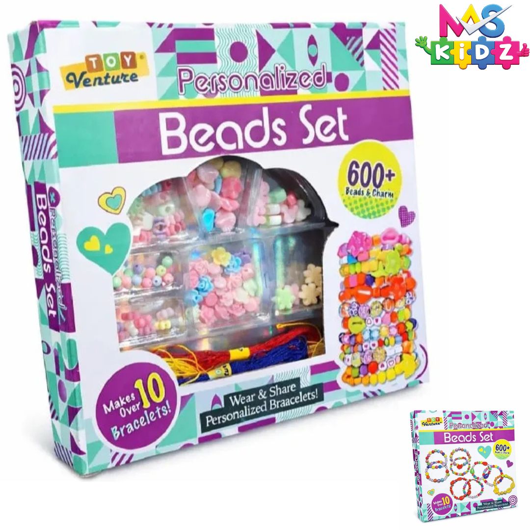 Personalized Beads Set 600+ AS88042 MAS KIDZ