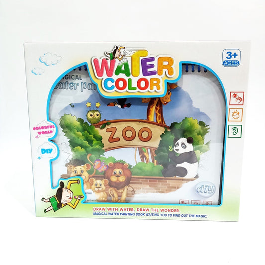 ZOO Magical Water Color Painting Book for Kids Maskidz