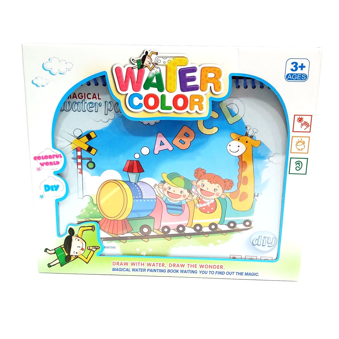 ABC Magical Water Color Painting Book for Kids