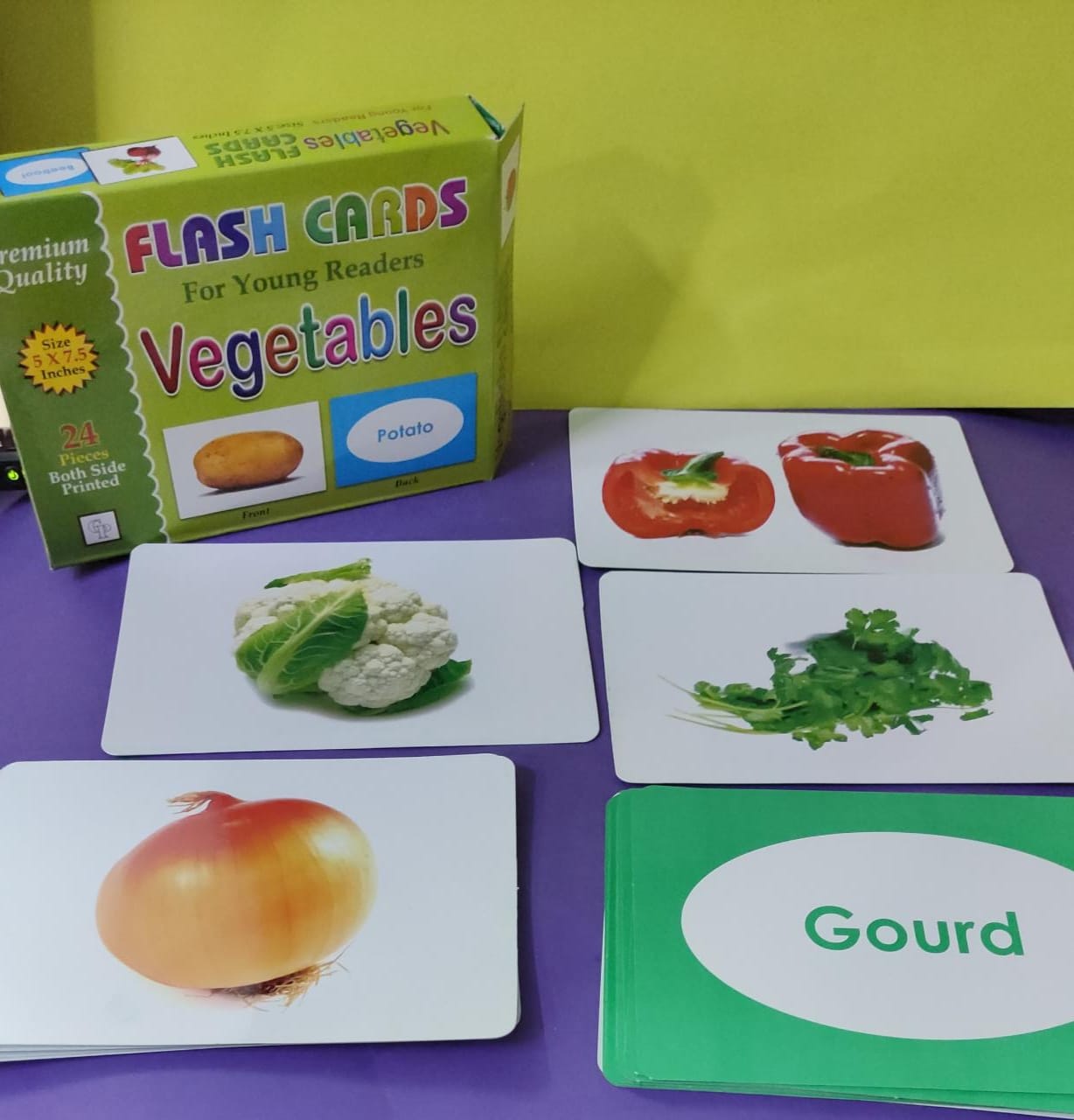 Premium Flash Cards for Young Readers 12 different flash card ABC, abc, 123, alif bai pai, Fruits, Vegetables, Animals, Shapes and Colors, Action, Occupations, Opposites, Transport (24-40 Cards Each) PACK OF 12 FLASH CARD AVAILABLE IN DISCOUNTED PRICE