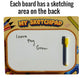 Wooden nobe abc small letter local KB-82402 with white board holding hand grasp